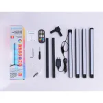 Светильник светодиодный напольный RGB с пультом FL8027 BK черный LED 20W RGB D32*1650 (ПДУ РАДИО 2.4G) от NovaLamp