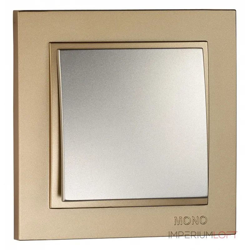 Выключатель одноклавишный без рамки Mono Electric Despina / Larissa 500-002125-100 от ImperiumLoft