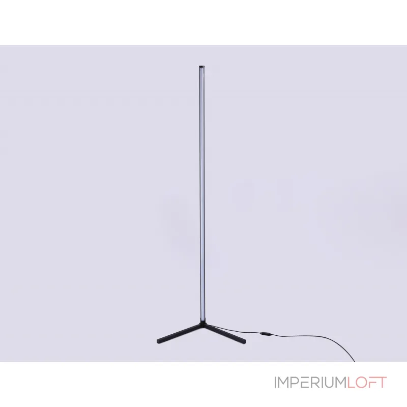 Светильник светодиодный напольный RGB с пультом FL8027 BK черный LED 20W RGB D32*1650 (ПДУ РАДИО 2.4G) от NovaLamp