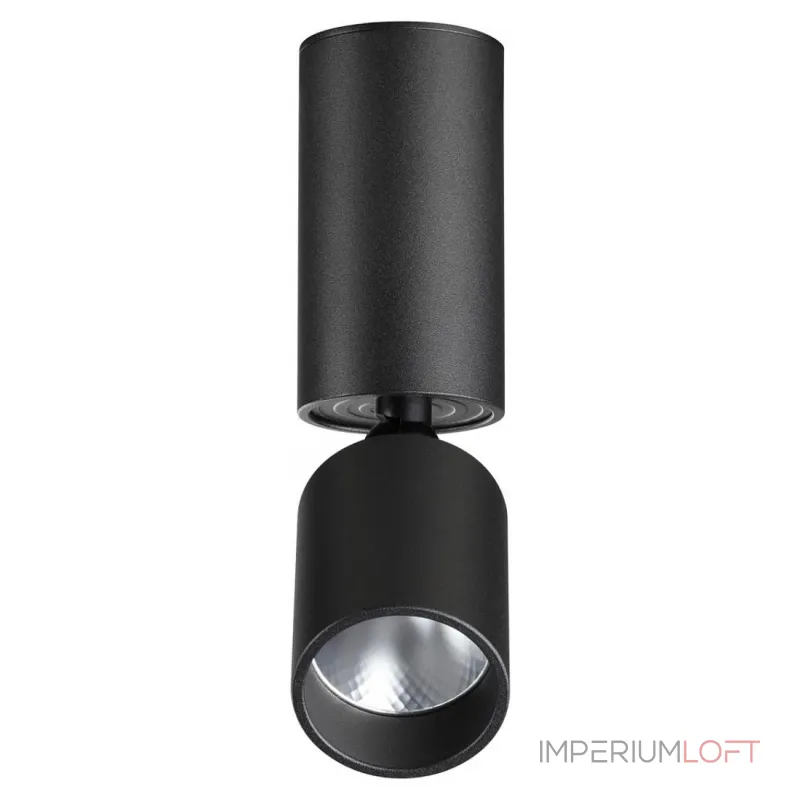 Светильник накладной светодиодный IP20 LED 5W 85-265V 3000K 600Лм TUBO 359315 OVER NT24 000 Черный от ImperiumLoft