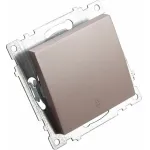 Выключатель проходной одноклавишный без рамки Stekker Катрин 39590 от ImperiumLoft