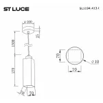 Подвесной светильник ST-Luce Earthy SL1194.413.01
