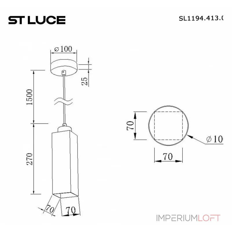 Подвесной светильник ST-Luce Earthy SL1194.413.01