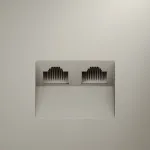 Розетка компьютерная встраиваемая S70 двойная RJ45+RJ45 кат.6 (кашемир) Voltum VLS060203