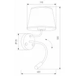 Бра с подсветкой TK Lighting Maja 10080 Maja от ImperiumLoft