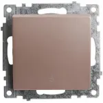 Выключатель проходной одноклавишный без рамки Stekker Катрин 39590 от ImperiumLoft