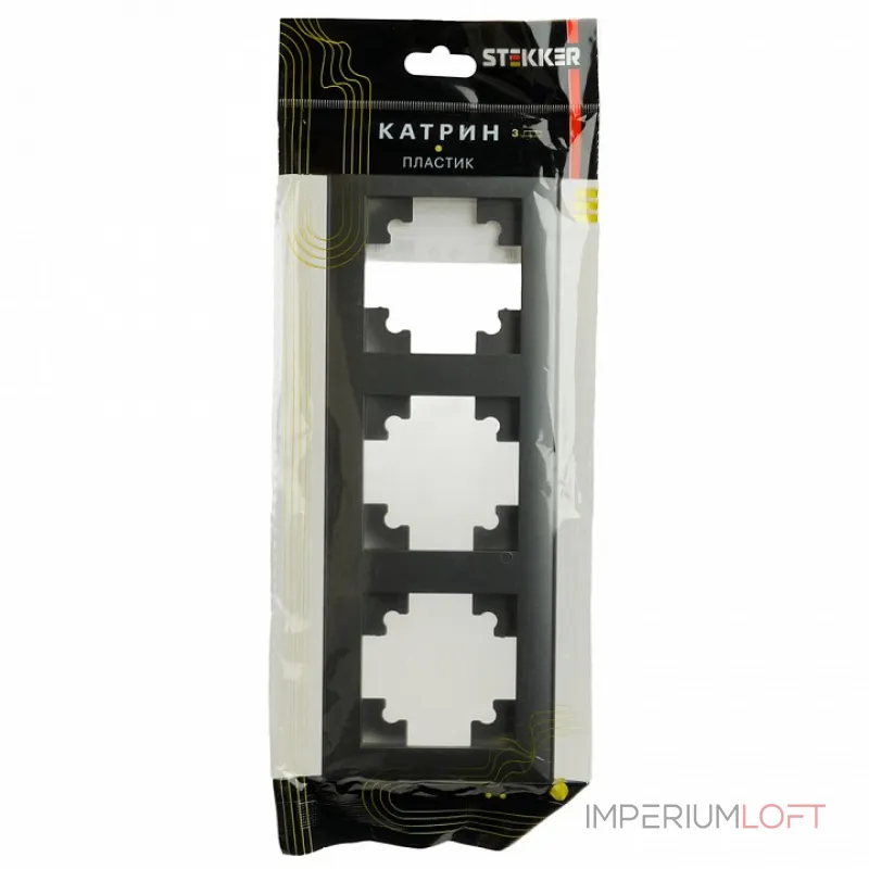 Рамка на 3 поста Stekker PFR00-7003-06 39809 от ImperiumLoft Рамка на 3 поста Stekker PFR00-7003-06 39809 от ImperiumLoft