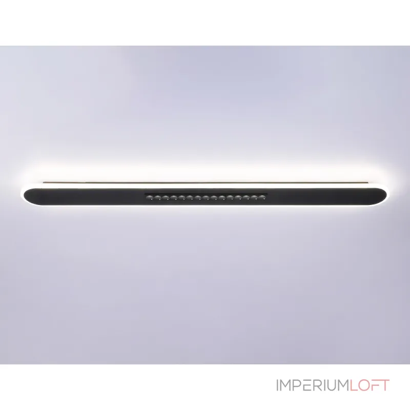Потолочный светодиодный светильник FL51448 BK черный 70W 3000K-6400K+4200K 1200*125*40 (Без ПДУ) от NovaLamp