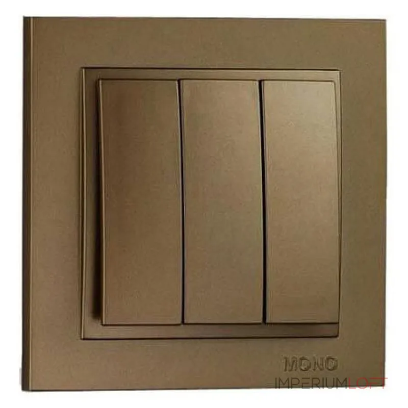 Выключатель трехклавишный Mono Electric Despina 102-232322-114 от ImperiumLoft Выключатель трехклавишный Mono Electric Despina 102-232322-114 от ImperiumLoft