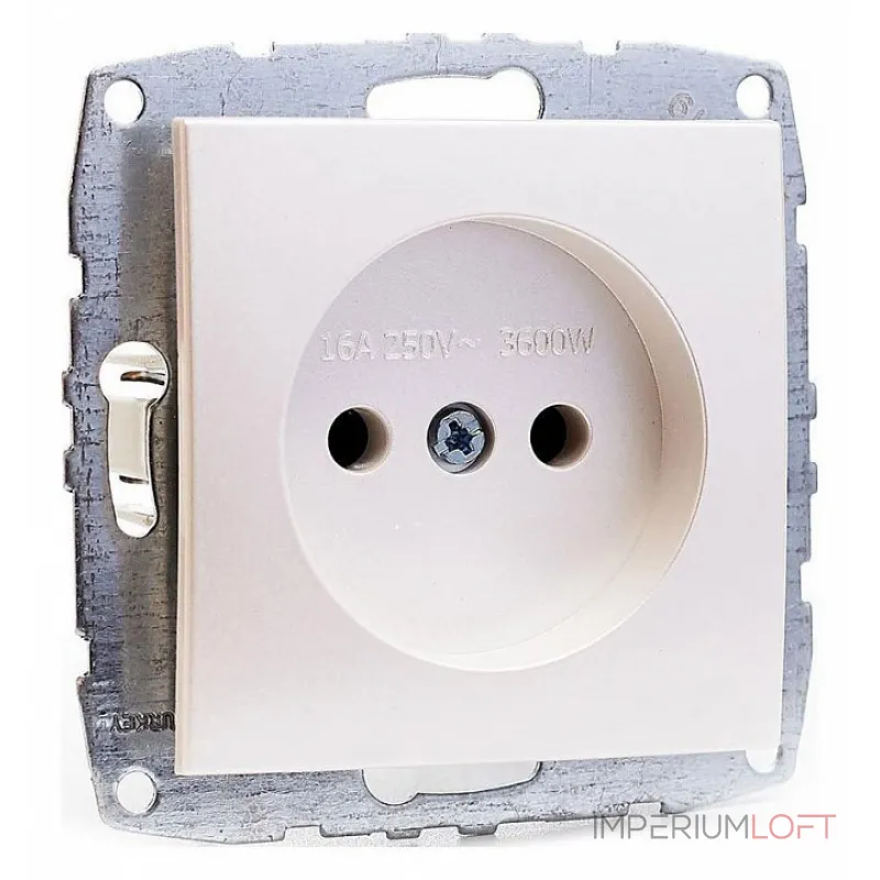 Розетка без заземления без рамки Mono Electric Despina / Larissa 500-002522-116 от ImperiumLoft