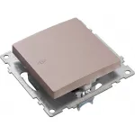 Выключатель проходной одноклавишный без рамки Stekker Катрин 39590 от ImperiumLoft