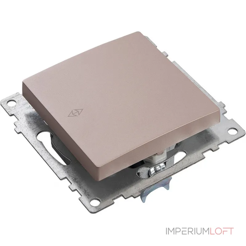 Выключатель проходной одноклавишный без рамки Stekker Катрин 39590 от ImperiumLoft Выключатель проходной одноклавишный без рамки Stekker Катрин 39590 от ImperiumLoft