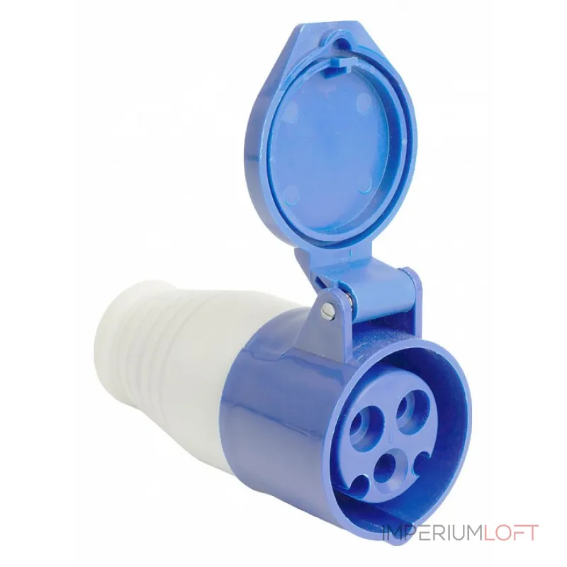 Розетка переносная разборная 2P+PE с крышкой Stekker ST 49438 от ImperiumLoft