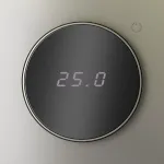 Терморегулятор электронный S70 с индикацией и датчиком для теплого пола (шелк) Voltum VLS070104