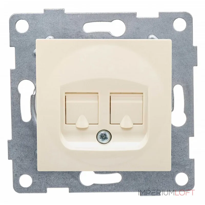 Розетка двойная телефонная RJ-12 Gusi Electric UGRA С11Т2-003 от ImperiumLoft Розетка двойная телефонная RJ-12 Gusi Electric UGRA С11Т2-003 от ImperiumLoft