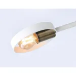 Подвесной светильник со сменной лампой TR8222/2 WH/SB белый/бронза E27/2 max 40W 510*165*190 от ImperiumLoft