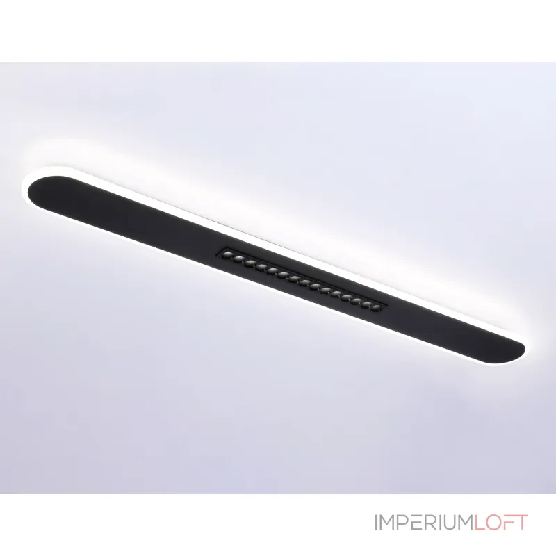 Потолочный светодиодный светильник FL51448 BK черный 70W 3000K-6400K+4200K 1200*125*40 (Без ПДУ) от NovaLamp