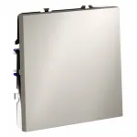 Перекрестный переключатель встраиваемый S70 одноклавишный 10А (кашемир) Voltum VLS010503