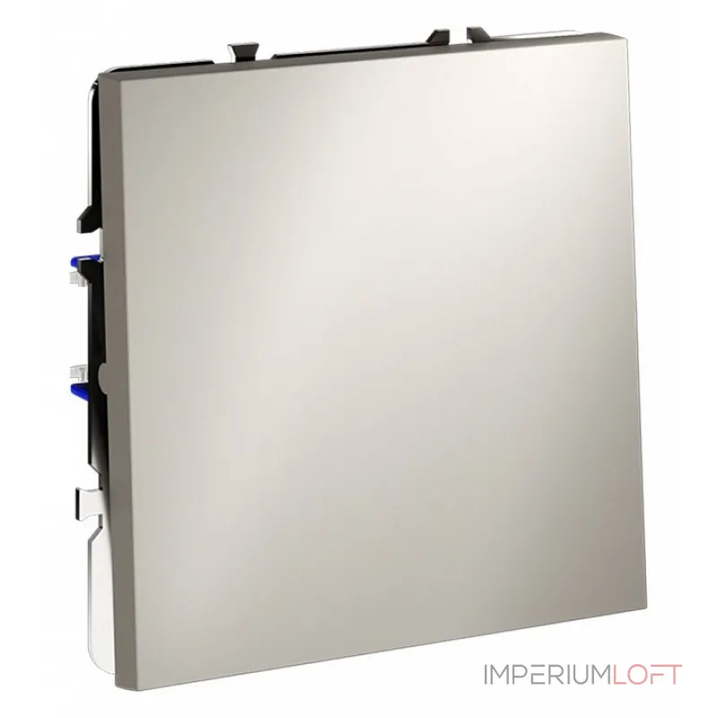 Перекрестный переключатель встраиваемый S70 одноклавишный 10А (кашемир) Voltum VLS010503