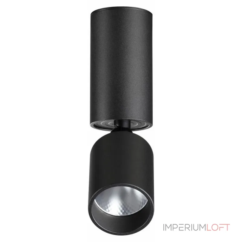 Светильник накладной светодиодный IP20 LED 5W 85-265V 3000K 600Лм TUBO 359315 OVER NT24 000 Черный от ImperiumLoft