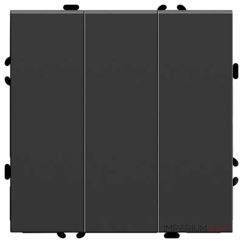 Выключатель трехклавишный без рамки Stekker RSW10-5108-05 49844 от ImperiumLoft