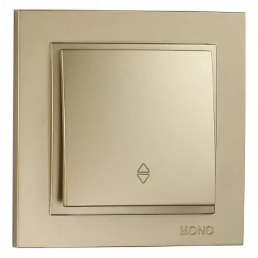 Выключатель проходной одноклавишный Mono Electric Despina 102-222225-109