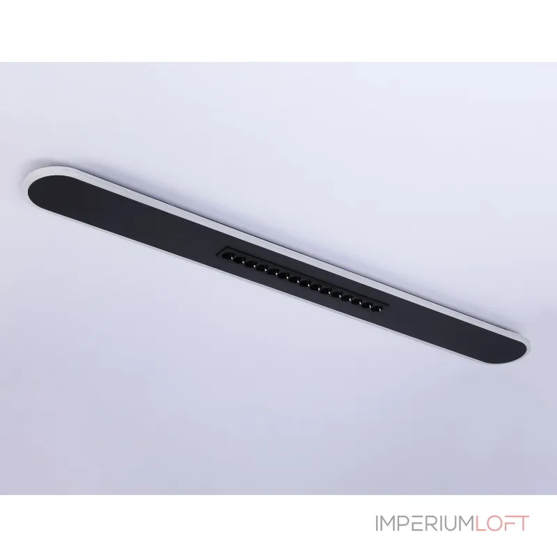 Потолочный светодиодный светильник FL51448 BK черный 70W 3000K-6400K+4200K 1200*125*40 (Без ПДУ) от NovaLamp