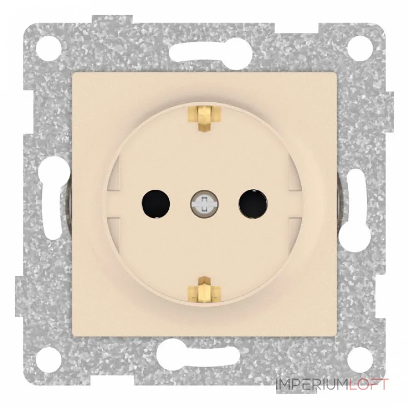 Розетка с заземлением и со шторкой без рамки Gusi Electric UGRA С11Р4-027 от ImperiumLoft Розетка с заземлением и со шторкой без рамки Gusi Electric UGRA С11Р4-027 от ImperiumLoft