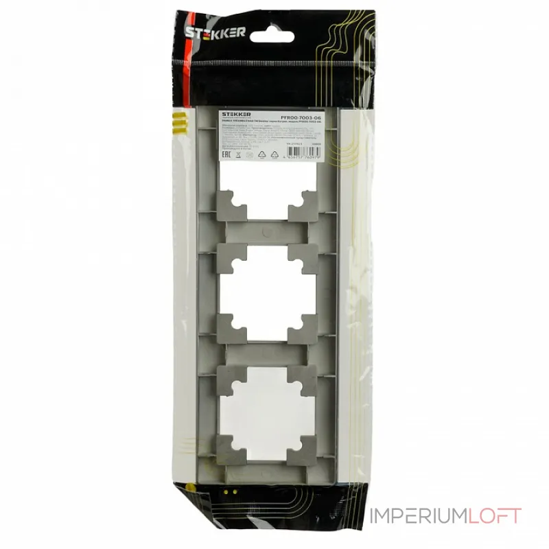 Рамка на 3 поста Stekker PFR00-7003-06 39809 от ImperiumLoft Рамка на 3 поста Stekker PFR00-7003-06 39809 от ImperiumLoft