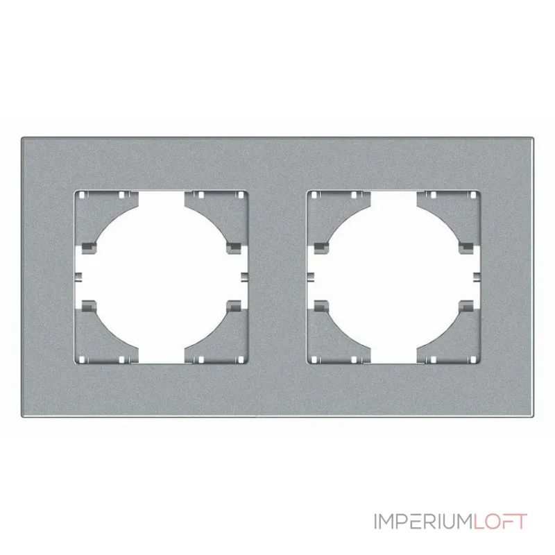 Рамка на 2 поста Gusi Electric CITY С1112-004 от ImperiumLoft Рамка на 2 поста Gusi Electric CITY С1112-004 от ImperiumLoft