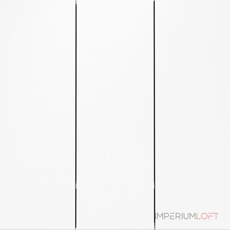 Выключатель встраиваемый S70 трехклавишный 10А (белый матовый) Voltum VLS030102