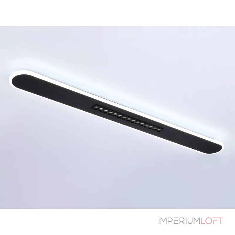 Потолочный светодиодный светильник FL51448 BK черный 70W 3000K-6400K+4200K 1200*125*40 (Без ПДУ) от NovaLamp