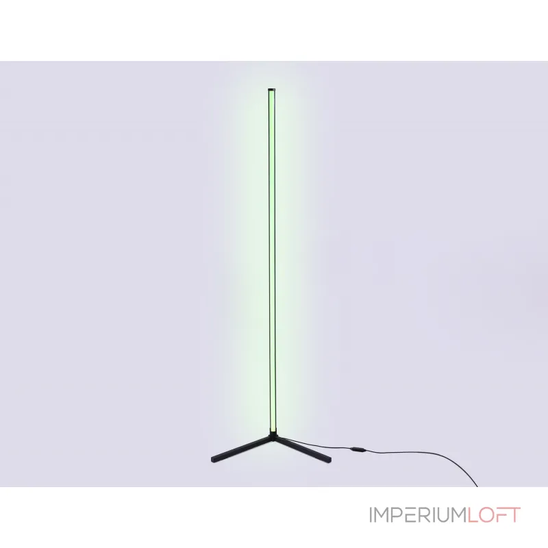 Светильник светодиодный напольный RGB с пультом FL8027 BK черный LED 20W RGB D32*1650 (ПДУ РАДИО 2.4G) от NovaLamp