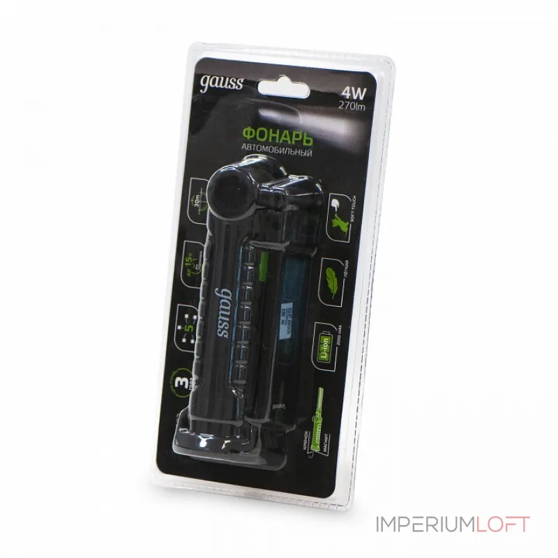 Фонарь автомобильный Gauss GF803 от ImperiumLoft