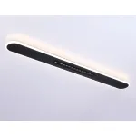 Потолочный светодиодный светильник FL51448 BK черный 70W 3000K-6400K+4200K 1200*125*40 (Без ПДУ) от NovaLamp