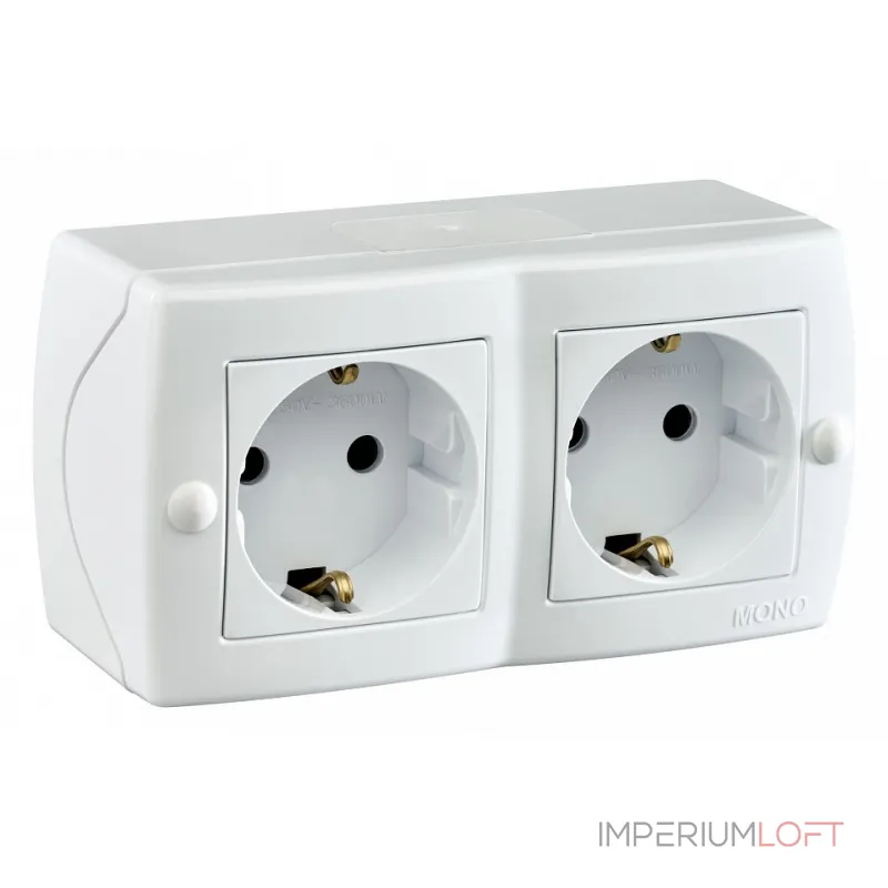 Блок с розетками с заземлением и крышкой Mono Electric Octans IP20 104-010107-120 от ImperiumLoft Блок с розетками с заземлением и крышкой Mono Electric Octans IP20 104-010107-120 от ImperiumLoft