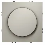 Светорегулятор встраиваемый S70 поворотно-нажимной 600 Вт (кашемир) Voltum VLS070303