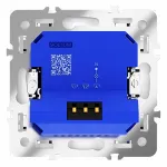 Светорегулятор встраиваемый S70 поворотно-нажимной 600 Вт (кашемир) Voltum VLS070303