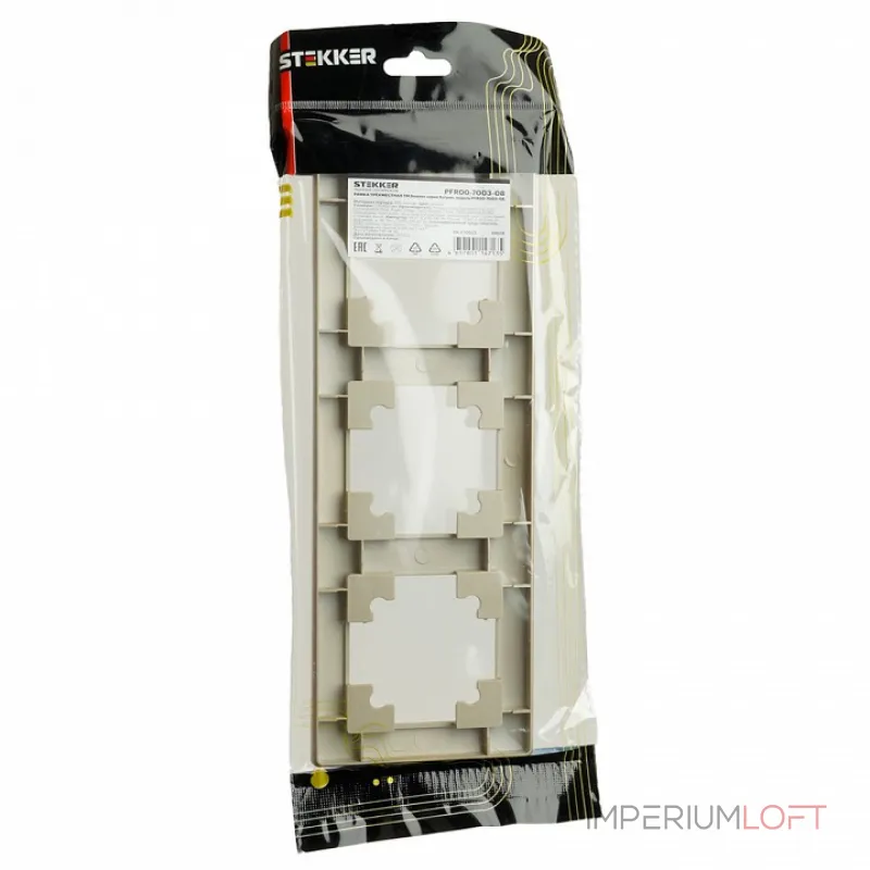 Рамка на 3 поста Stekker PFR00-7003-08 49608 от ImperiumLoft