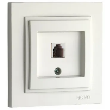 Розетка телефонная RJ-11 Mono Electric Despina 102-190005-124