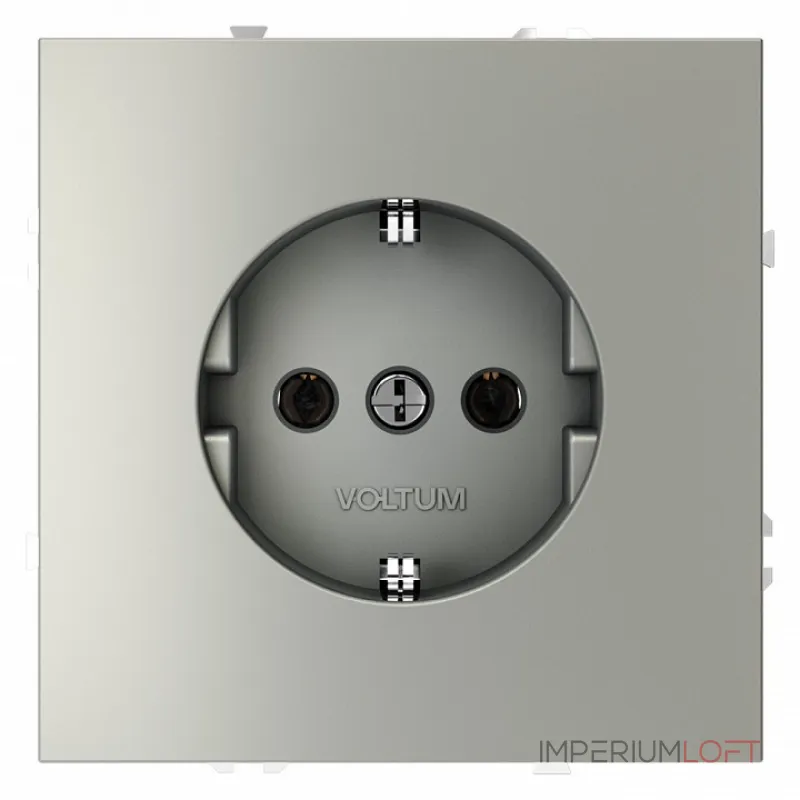 Розетка с заземлением без рамки Voltum S70 VLS040105 от ImperiumLoft Розетка с заземлением без рамки Voltum S70 VLS040105 от ImperiumLoft