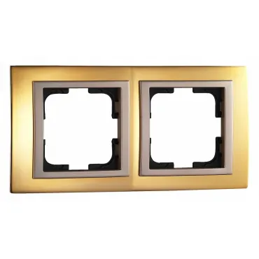 Рамка на 2 поста Mono Electric Chrome 106-440000-161