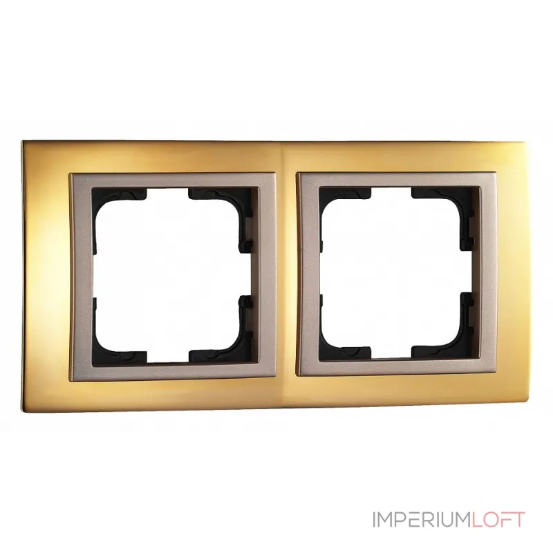 Рамка на 2 поста Mono Electric Chrome 106-440000-161 от ImperiumLoft