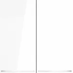 Выключатель встраиваемый S70 двухклавишный с подсветкой 10А (белый глянцевый) Voltum VLS020201