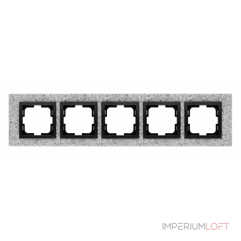 Рамка на 5 постов Mono Electric Style Granit 107-600000-164 от ImperiumLoft Рамка на 5 постов Mono Electric Style Granit 107-600000-164 от ImperiumLoft