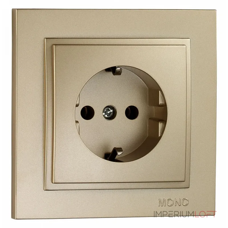 Розетка с заземлением Mono Electric Despina 102-222221-117 от ImperiumLoft