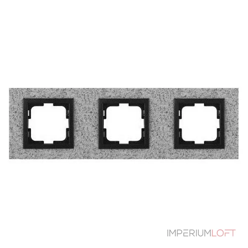 Рамка на 3 поста Mono Electric Style Granit 107-600000-162 от ImperiumLoft