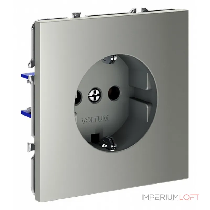 Розетка с заземлением без рамки Voltum S70 VLS040105 от ImperiumLoft Розетка с заземлением без рамки Voltum S70 VLS040105 от ImperiumLoft