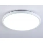Потолочный светодиодный светильник FZ3005 WH белый IP44 33W+10W 6400+6400К D375*40 (Без ПДУ) от ImperiumLoft