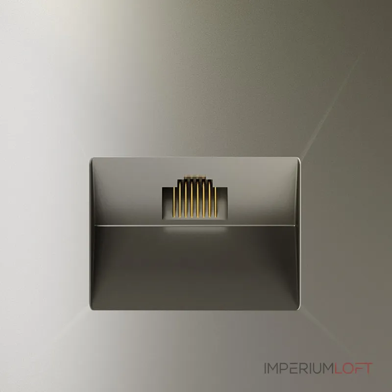 Розетка Ethernet RJ-45 без рамки Voltum S70 VLS060104 от ImperiumLoft